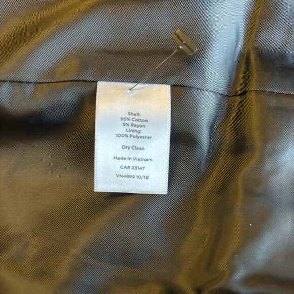 Talbots Black and White Gingham Tweed Jacket Size Small Size 4 - Picture 11 of 11